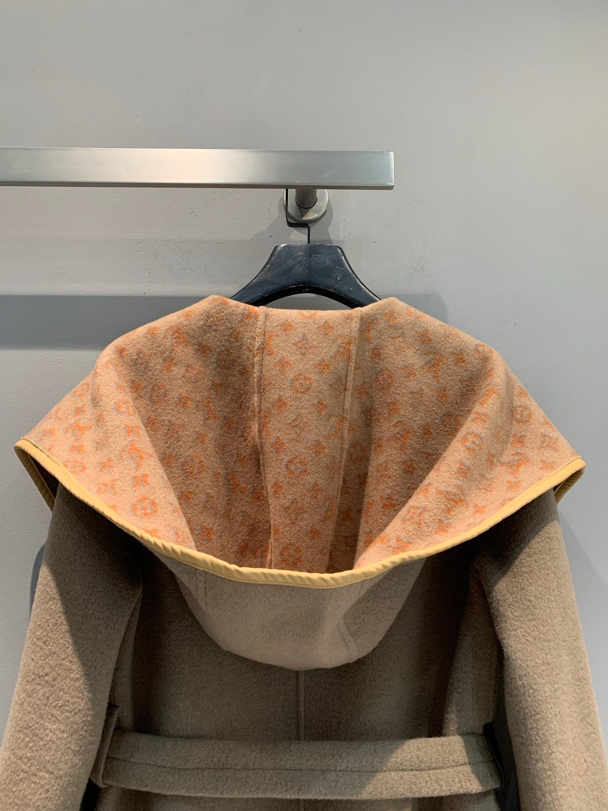 Louis Vuitton Wool Blend Hooded Cardigan Jacket