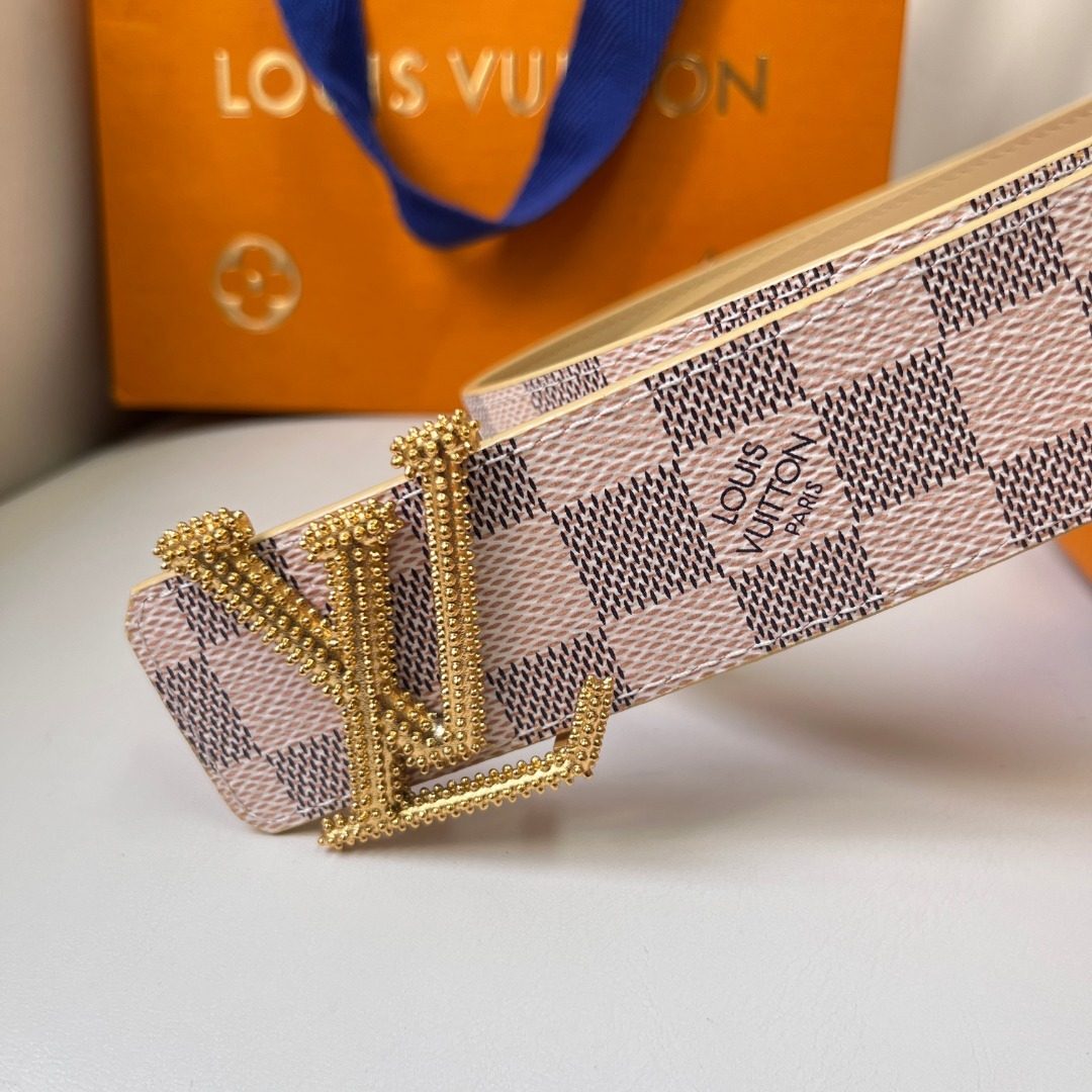 Louis Vuitton Damier Azur Canvas Belt