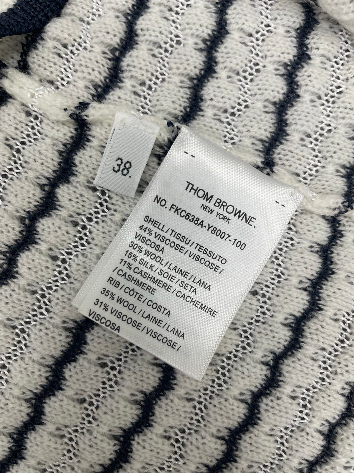 Thom Browne Striped Wool Cardigan