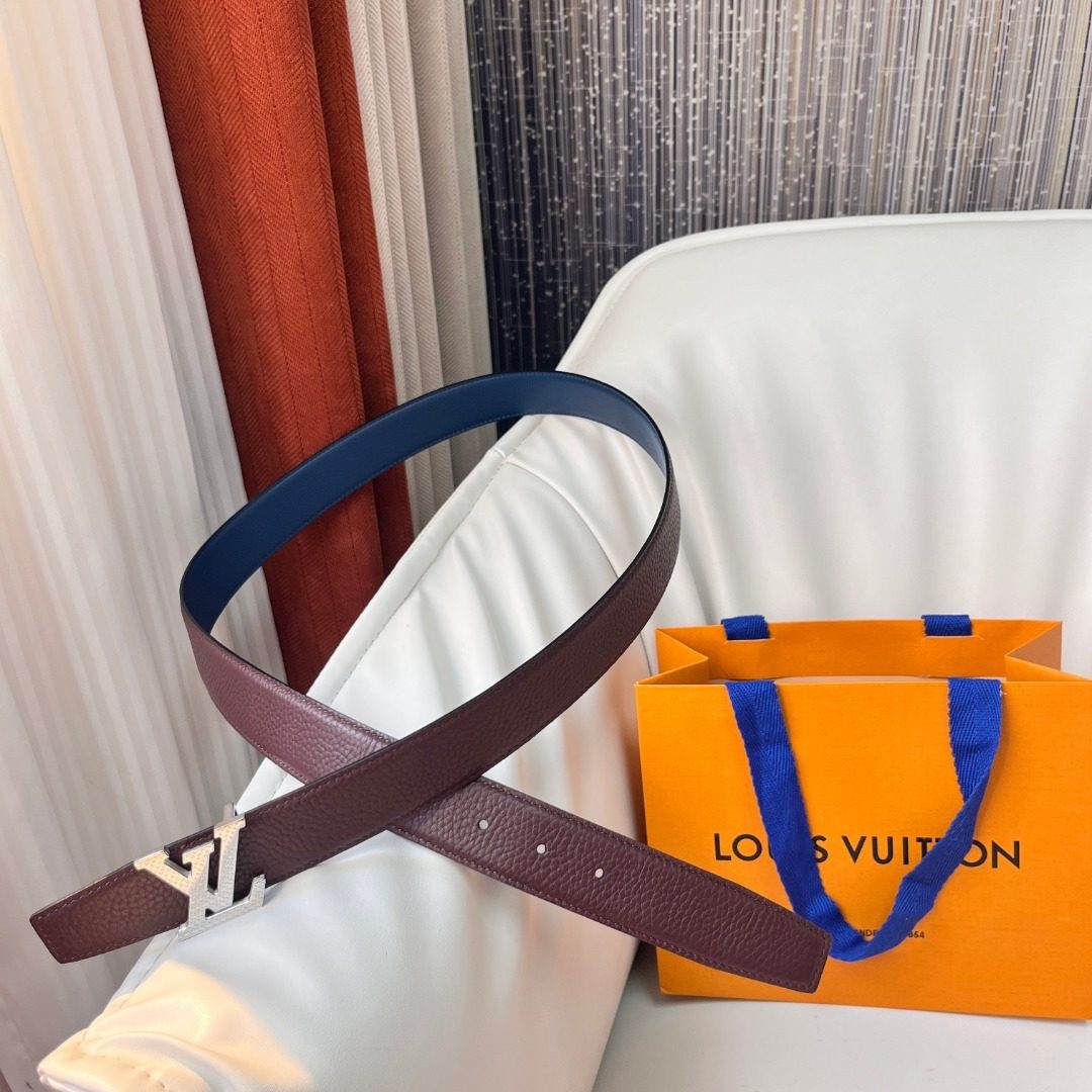 Louis Vuitton Reversible Leather Belt