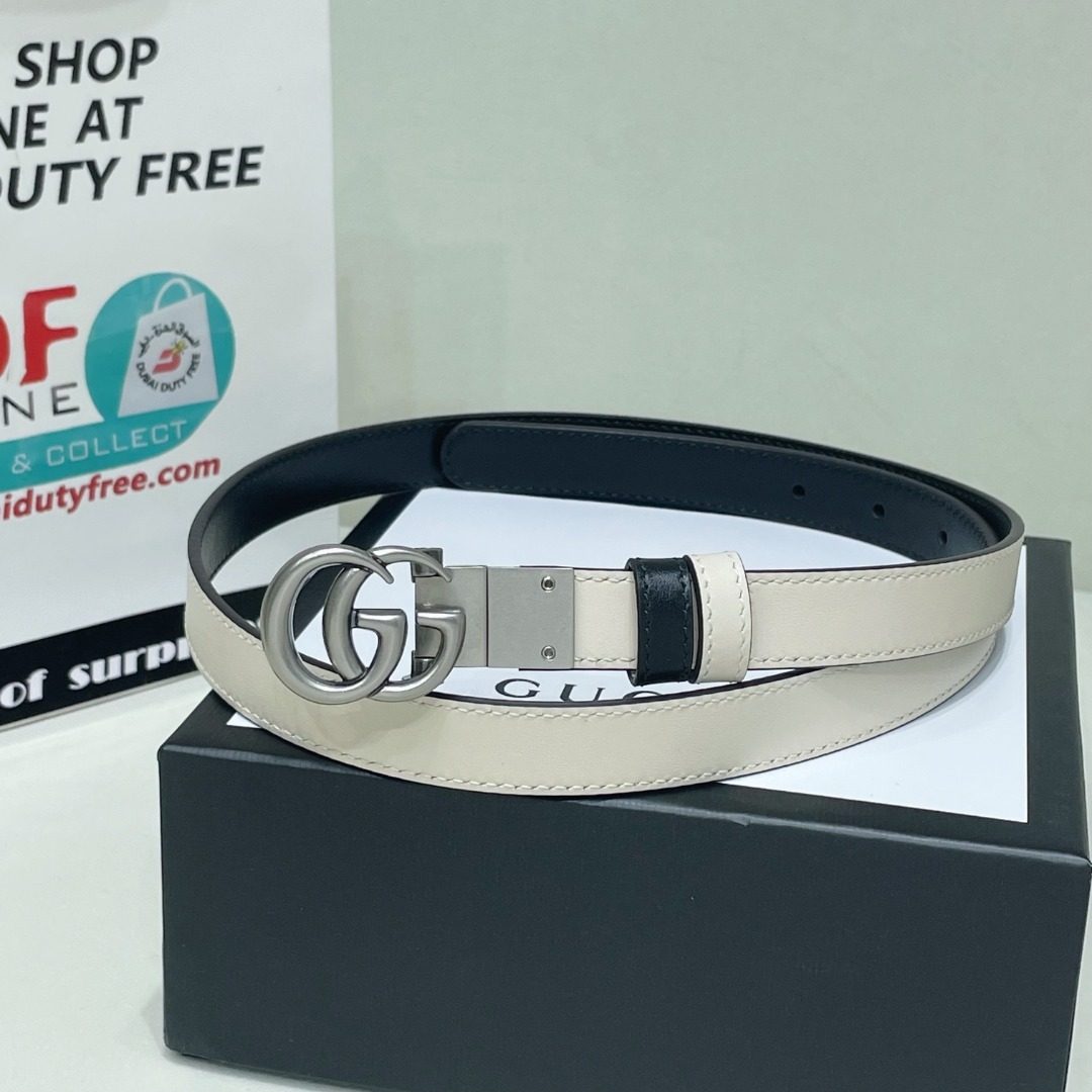 Gucci GG Marmont Leather Belt