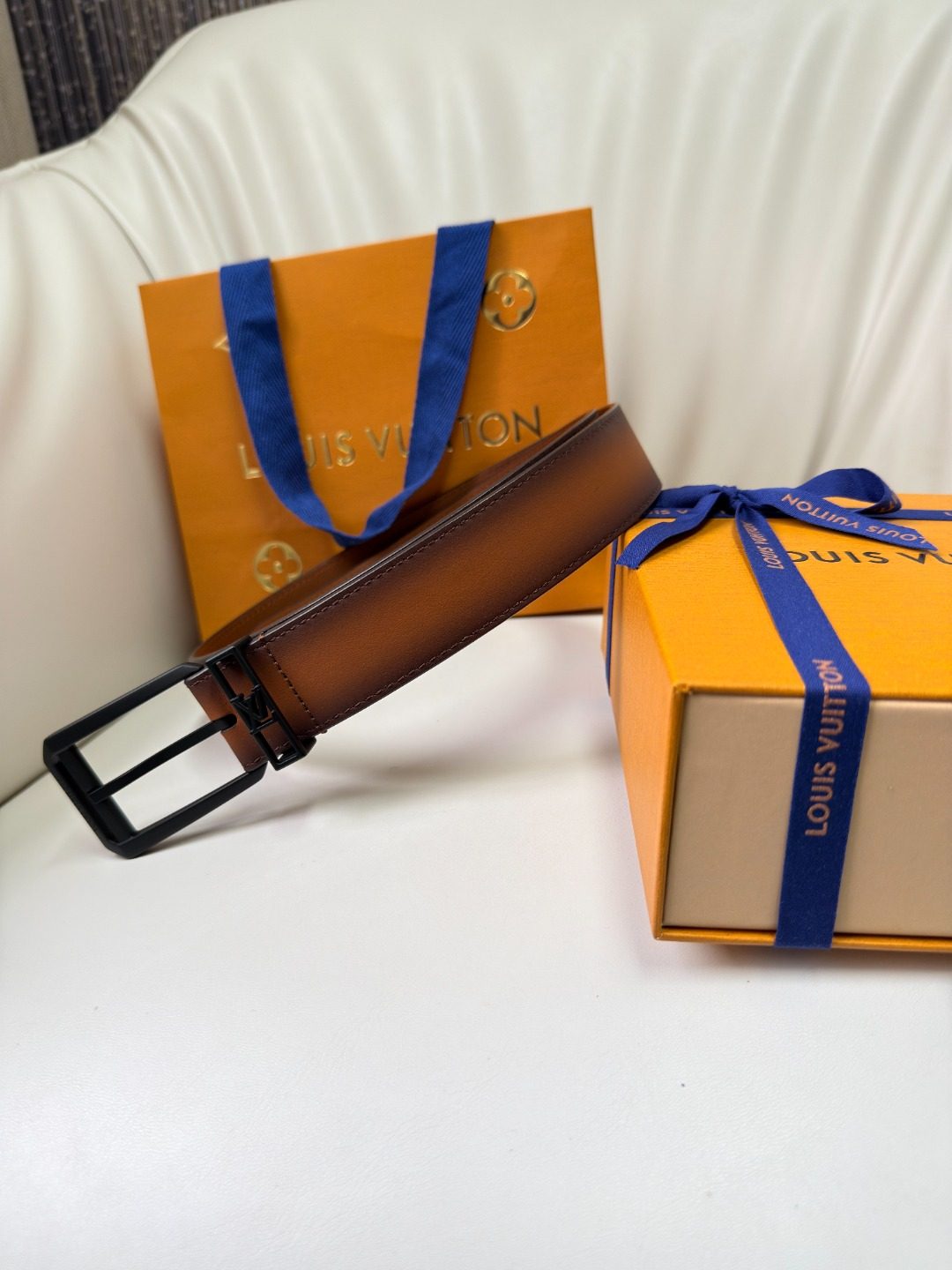 Louis Vuitton Monogram Leather Belt
