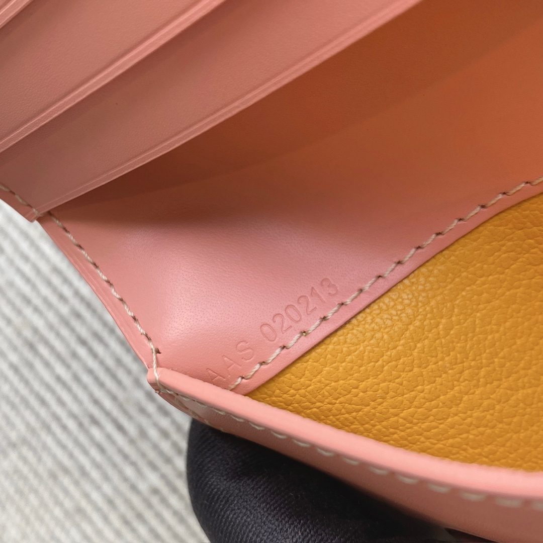 Goyard Paris Pink Leather Card Wallet
