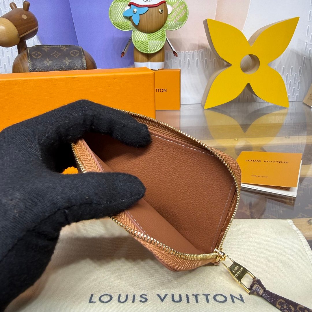 Louis Vuitton Monogram Canvas Zippered Wallet