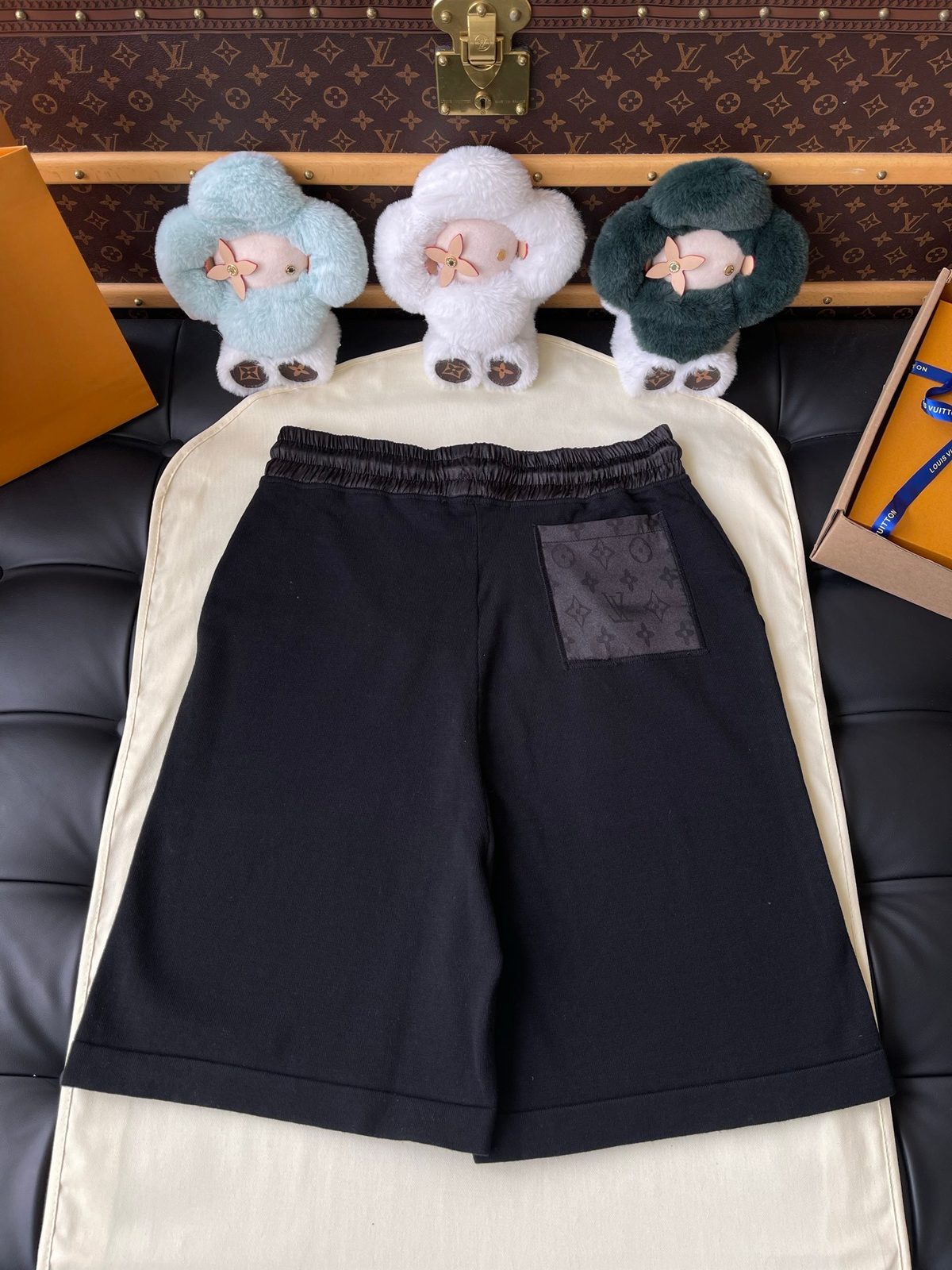 Louis Vuitton Monogram Shorts Black