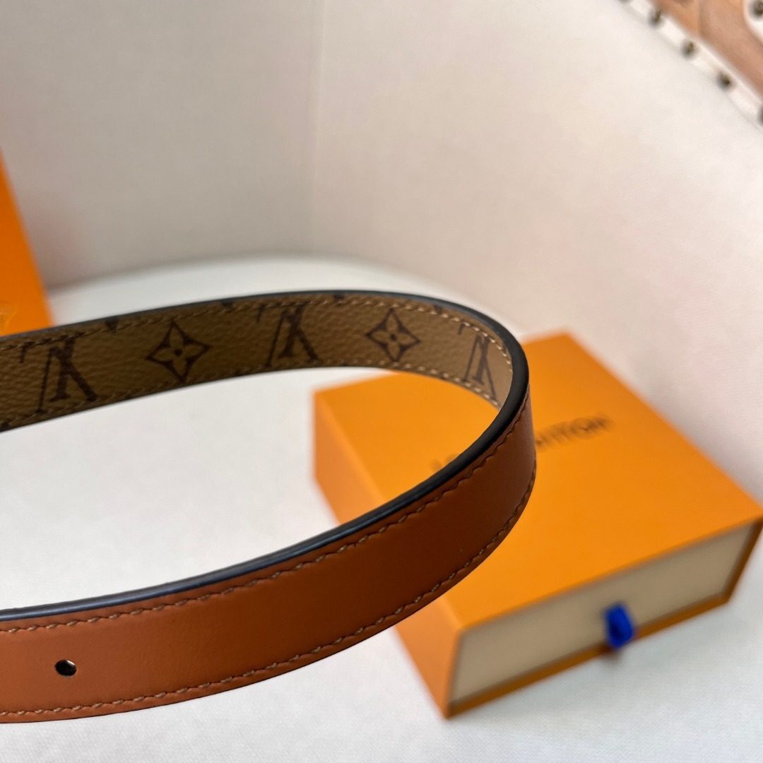 Louis Vuitton Monogram Reversible Leather Belt