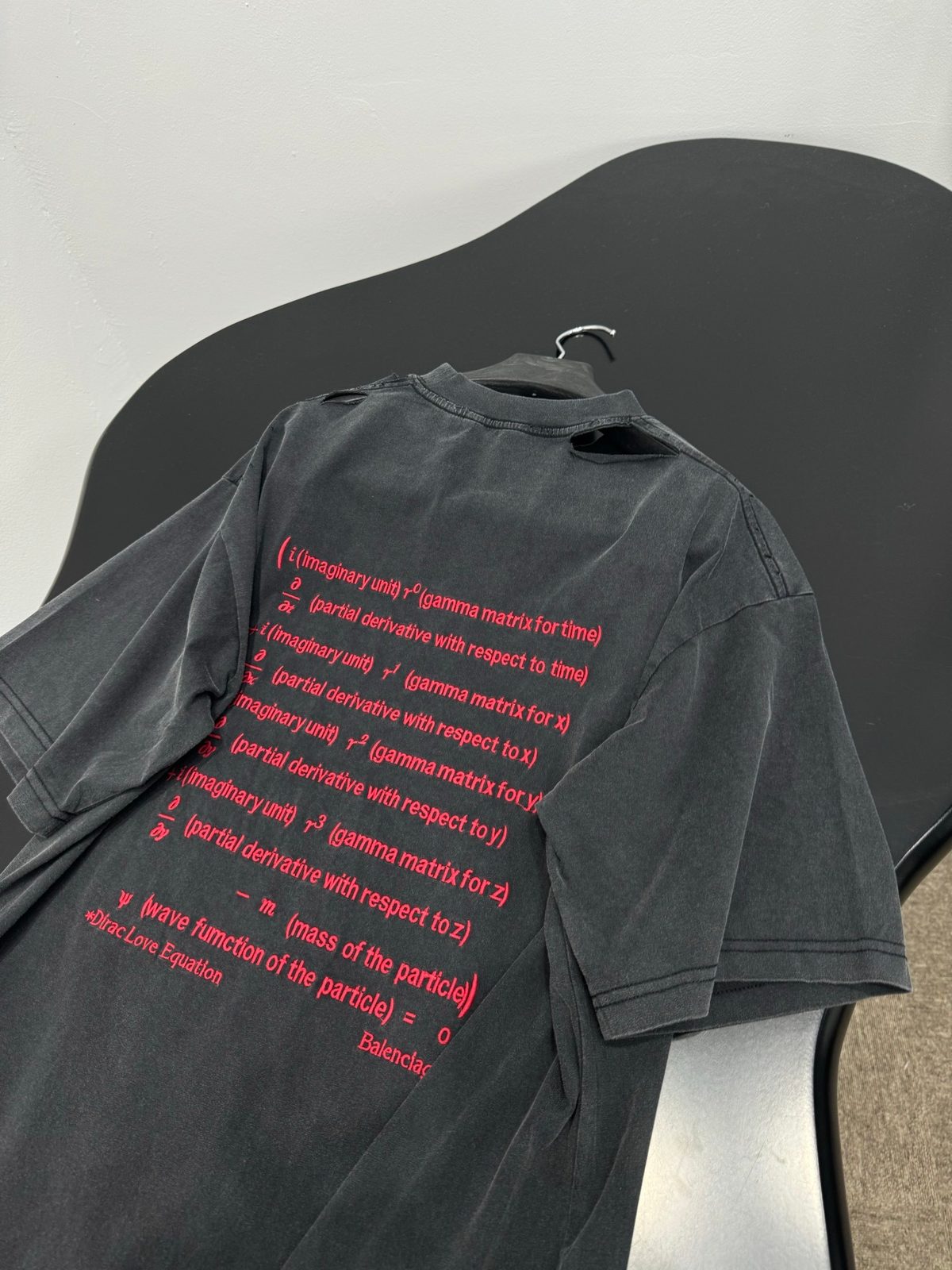 Physics Equation Graphic Oversized T-Shirt