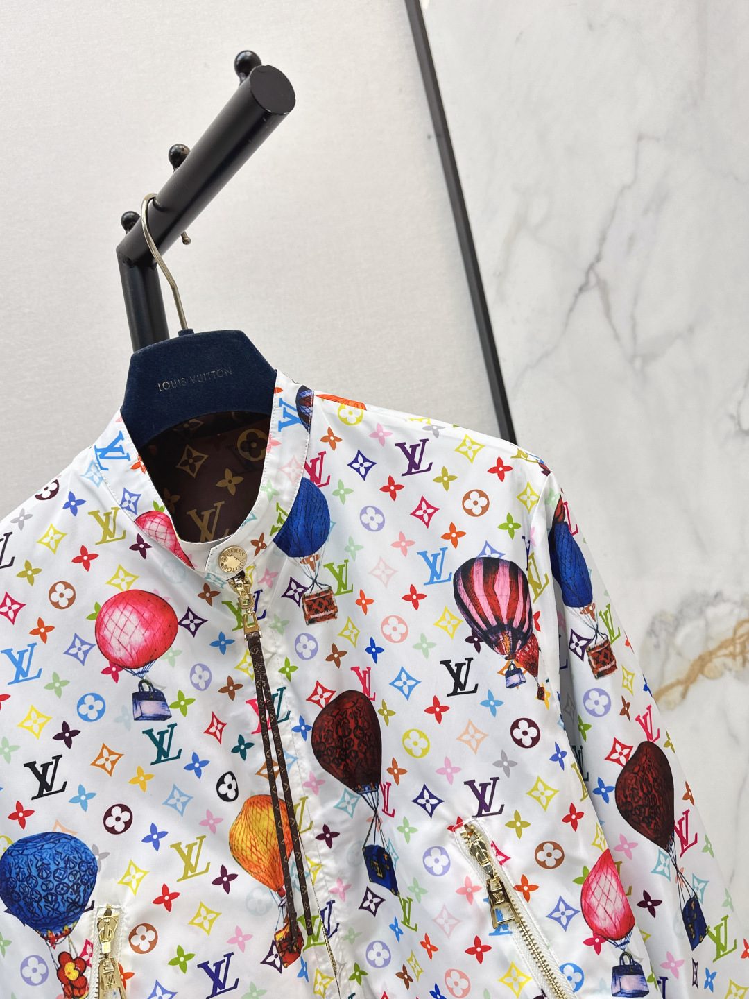 Louis Vuitton Monogram Hot Air Balloon Bomber Jacket