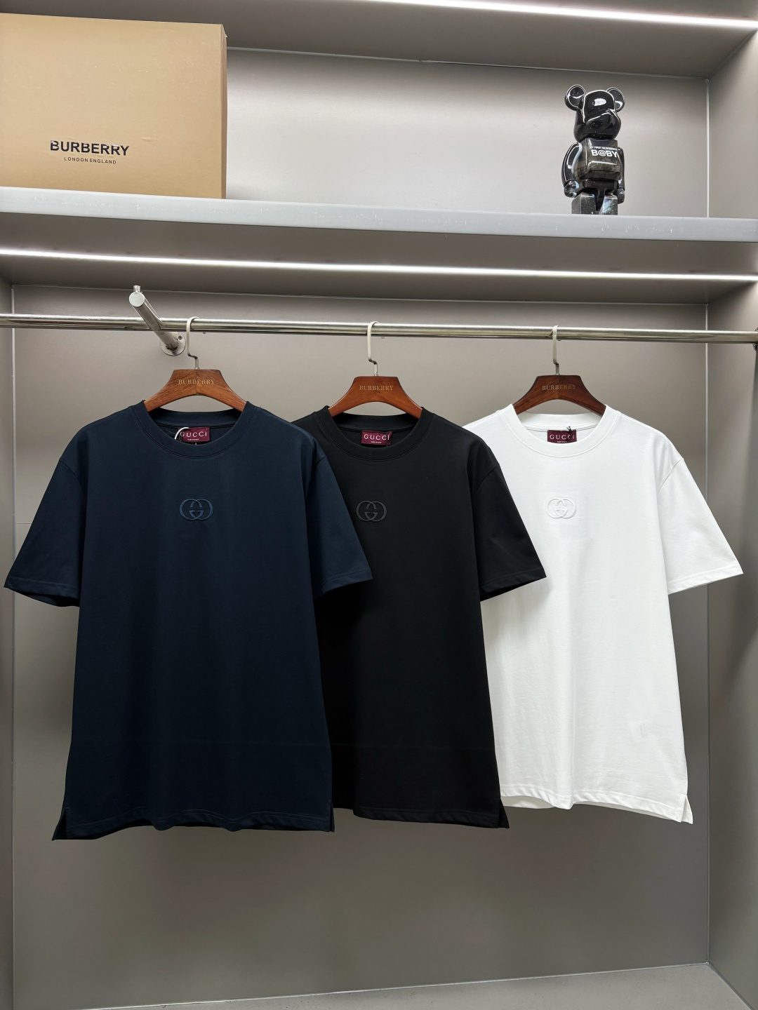 Gucci GG Embroidered Crewneck T-Shirt