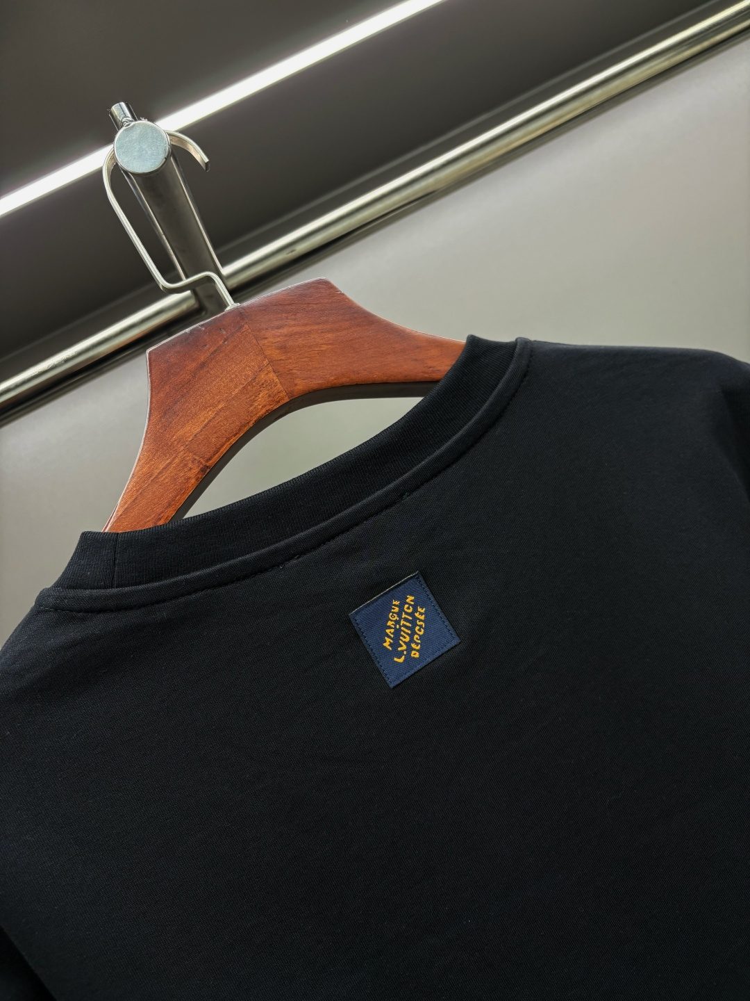 Burberry Men's Black Crewneck T-Shirt