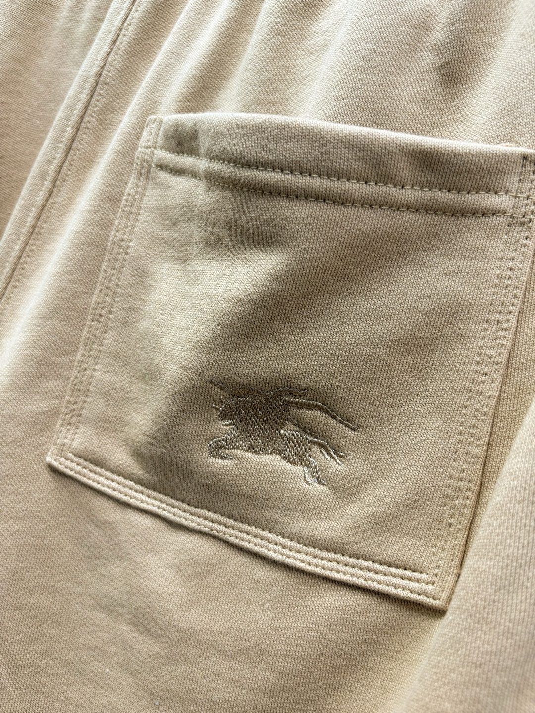 Burberry Embroidered Logo Shorts