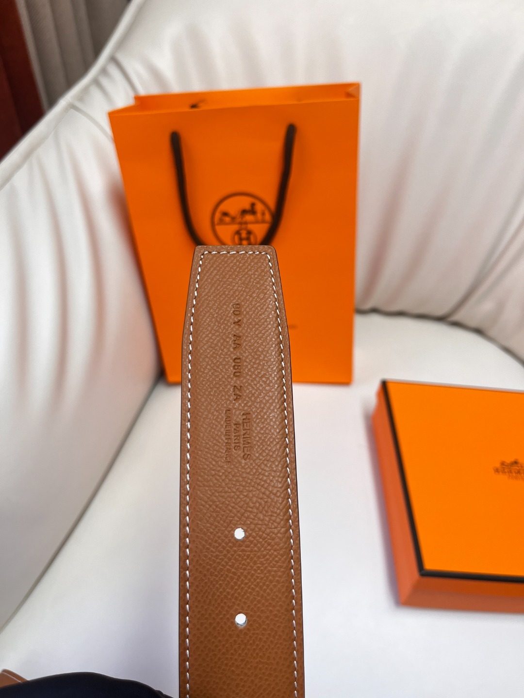 Hermès Reversible Leather Belt