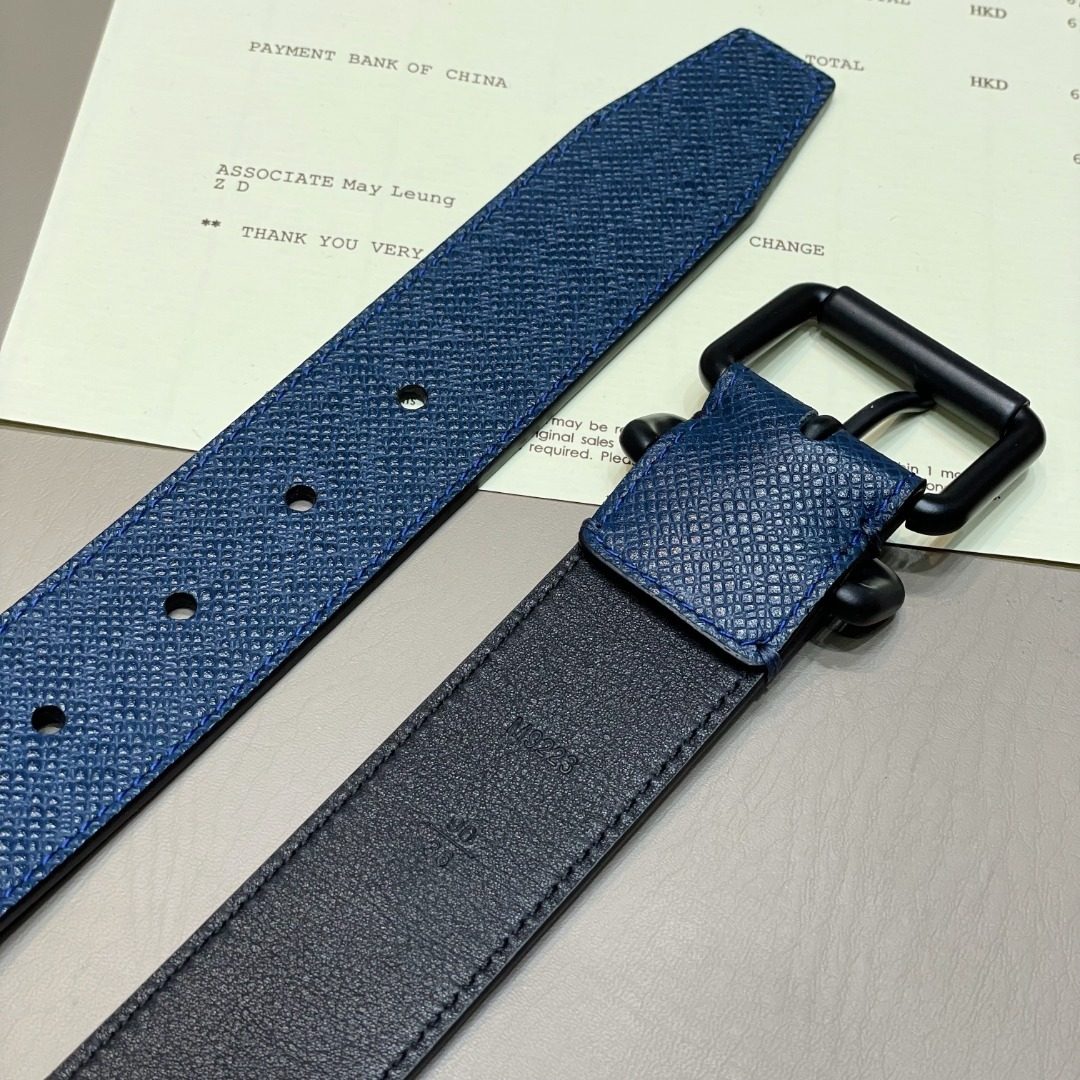 Louis Vuitton Damier Taiga Leather Belt