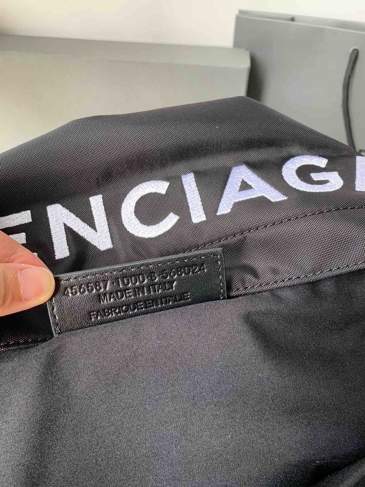 Balenciaga Arena Logo Backpack Black