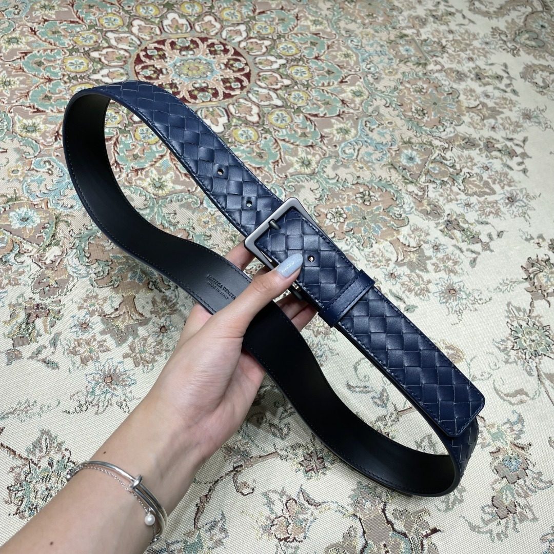 Bottega Veneta Intrecciato Leather Belt