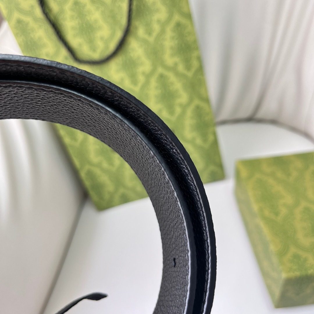 Gucci GG Marmont Leather Belt