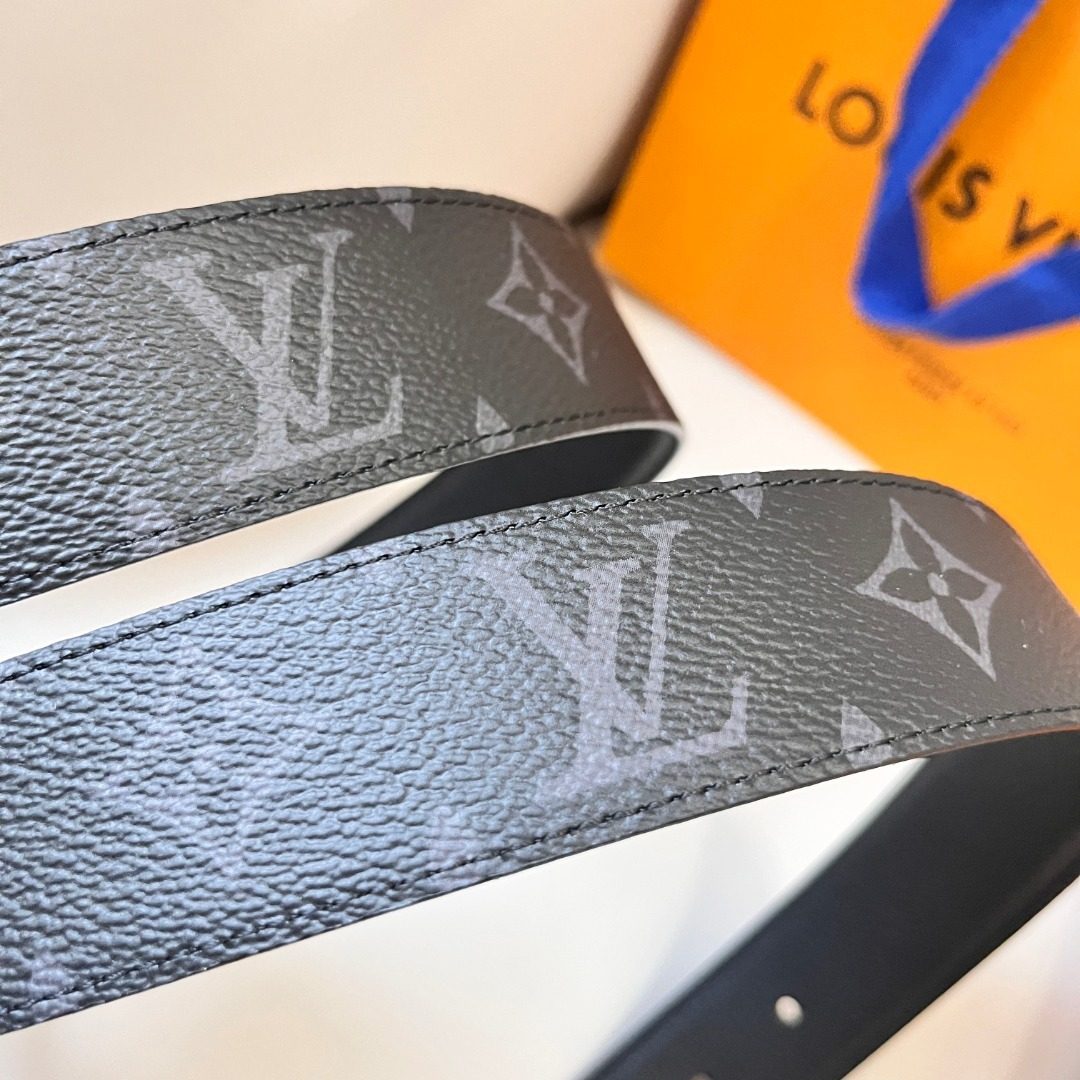 Louis Vuitton Monogram Canvas Leather Belt