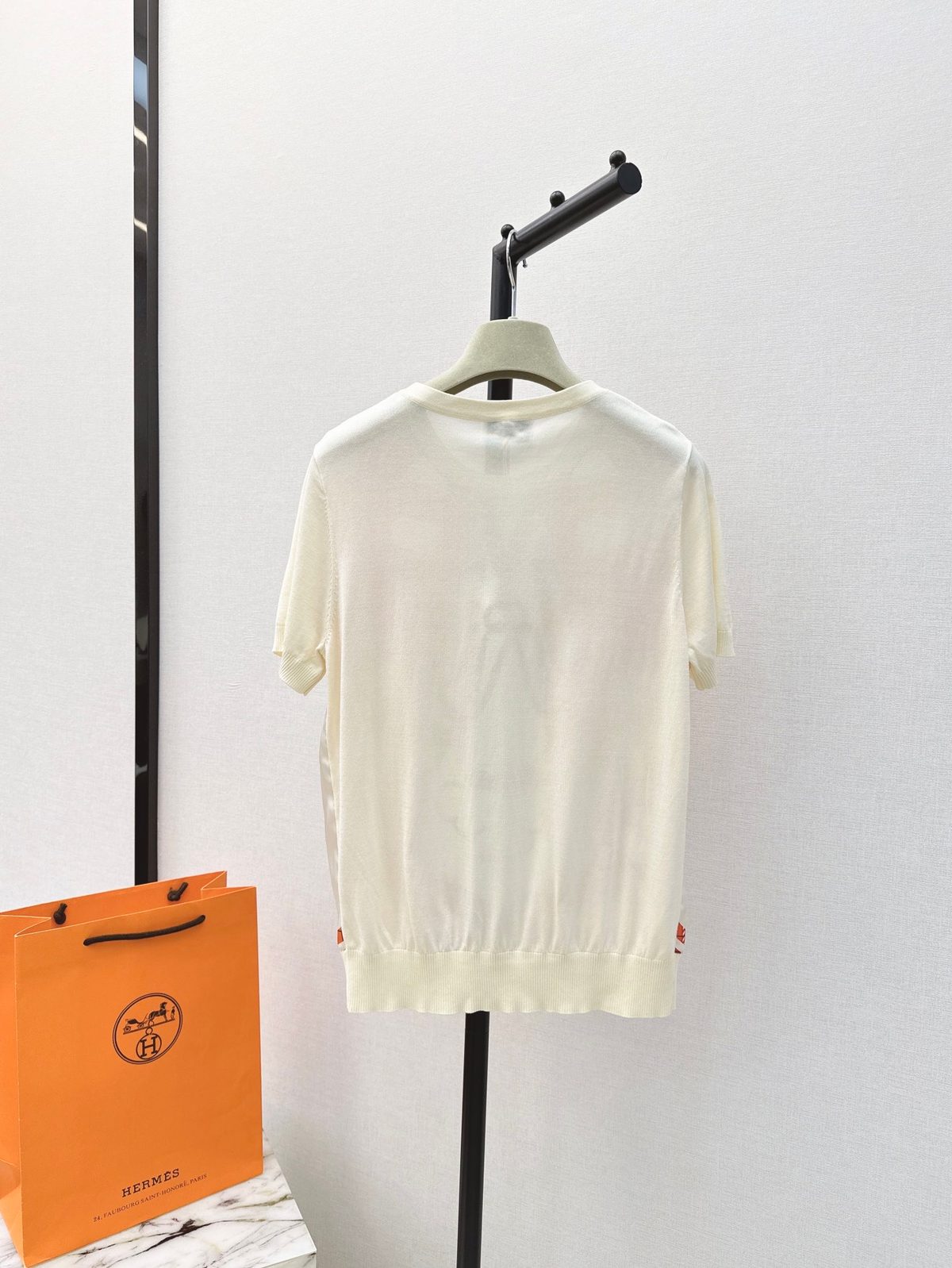 Hermès Printed Cotton Crewneck T-Shirt