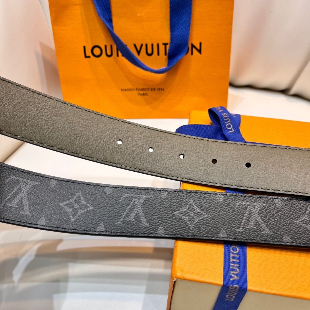 Louis Vuitton Monogram Canvas Leather Belt