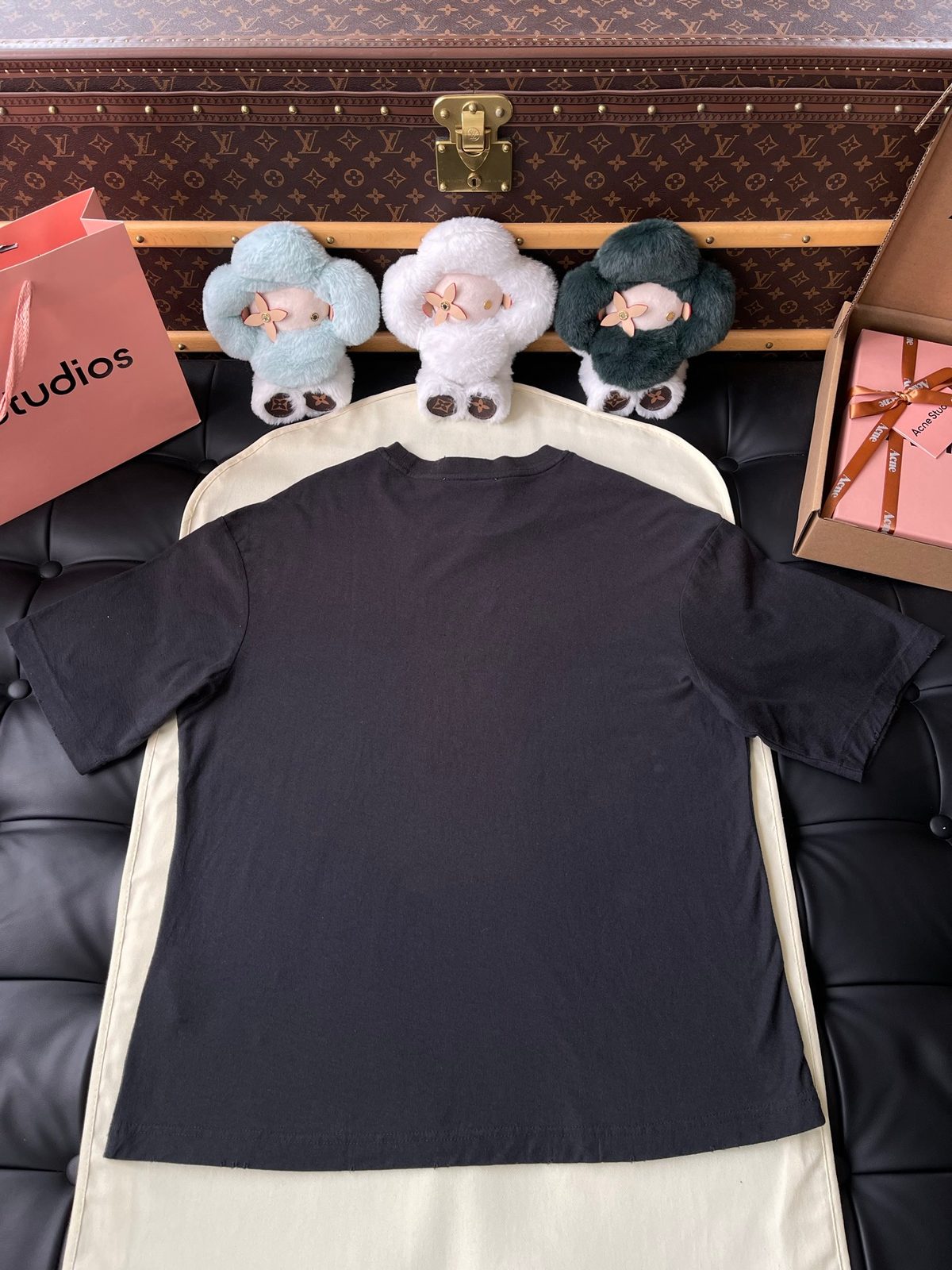 Acne Studios Black Cotton T-Shirt