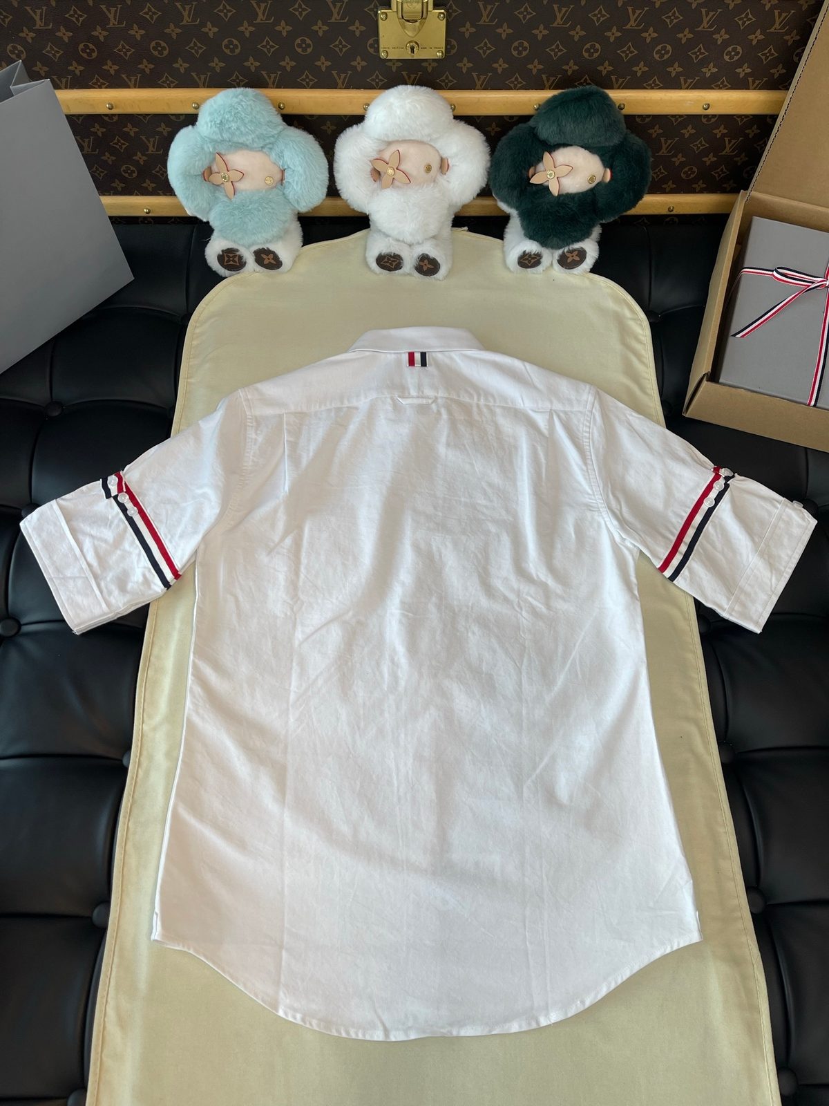 Thom Browne White Cotton Oxford Shirt