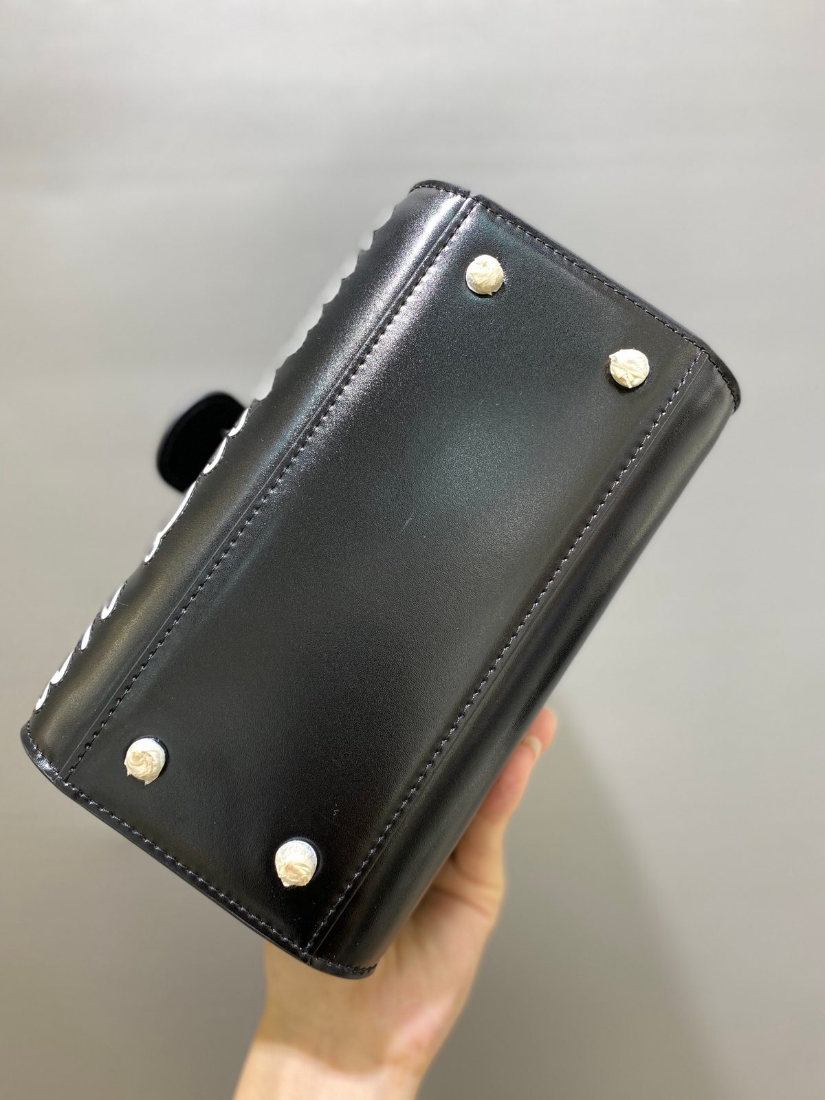 Delvaux Brillant Leather Shoulder Bag Black