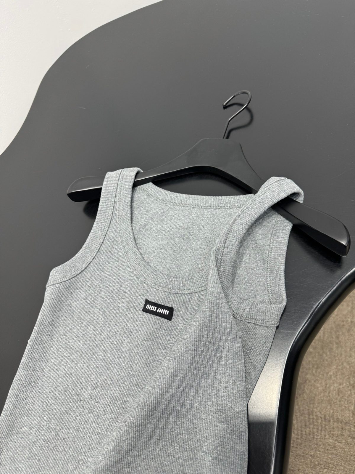 Miu Miu Ribbed Tank Top