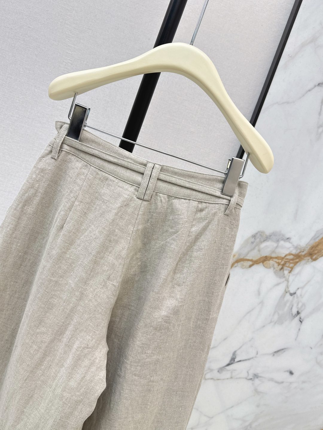 Loro Piana Linen Wide-Leg Trousers