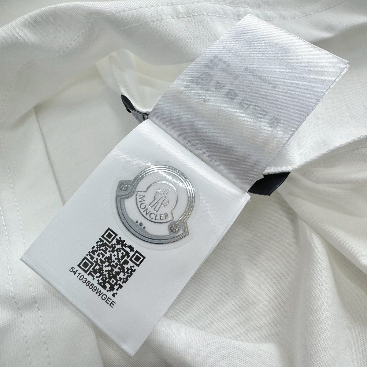 Moncler White Crewneck T-Shirt