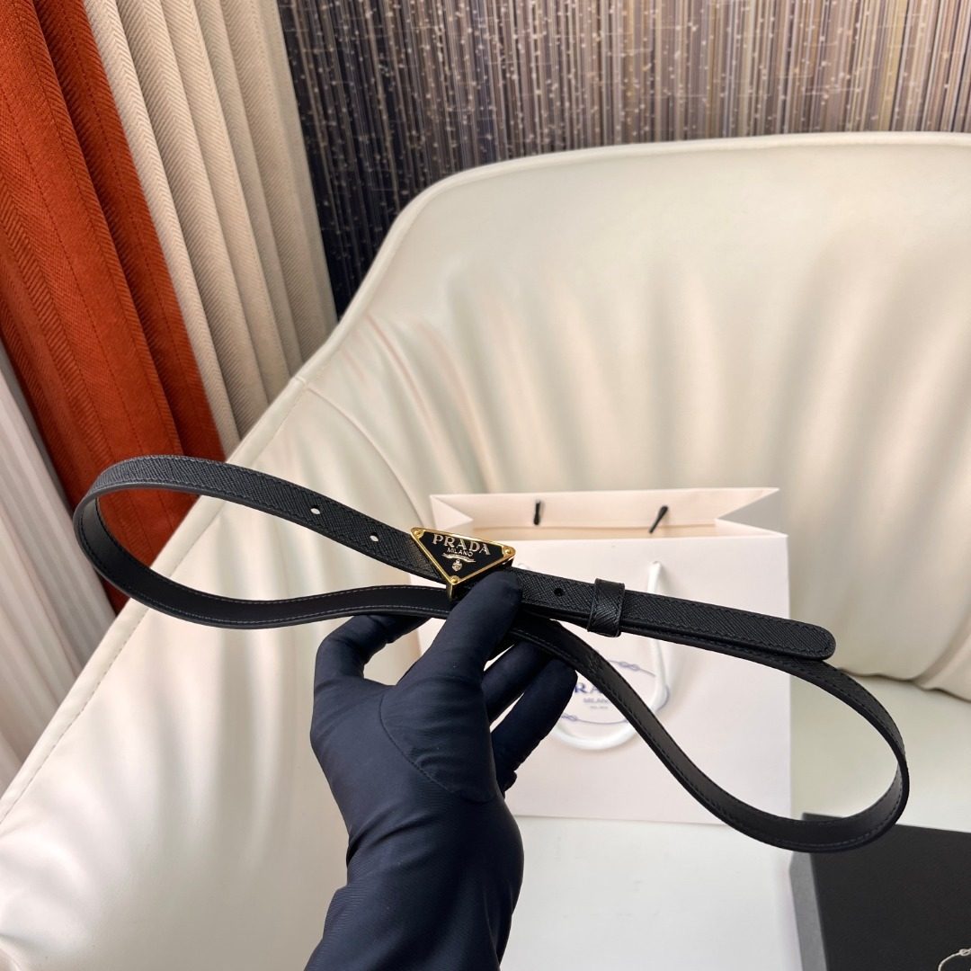 Prada Black Saffiano Leather Wristlet Bag