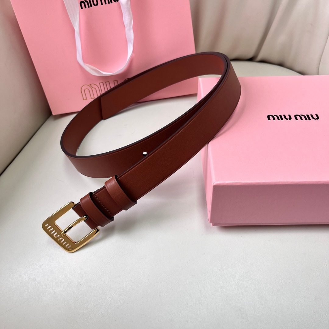 Miu Miu Leather Belt