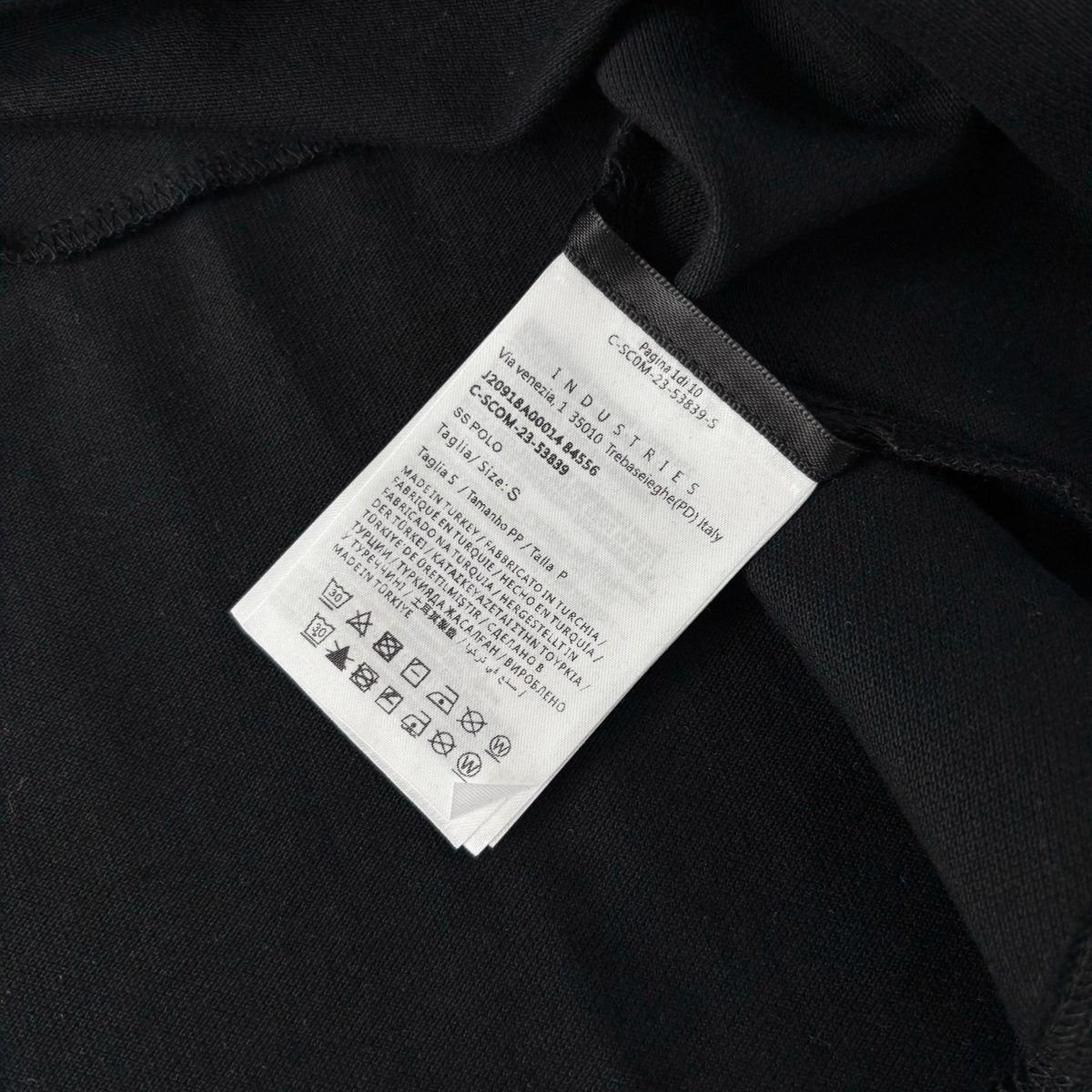 Moncler Black Logo Polo Shirt