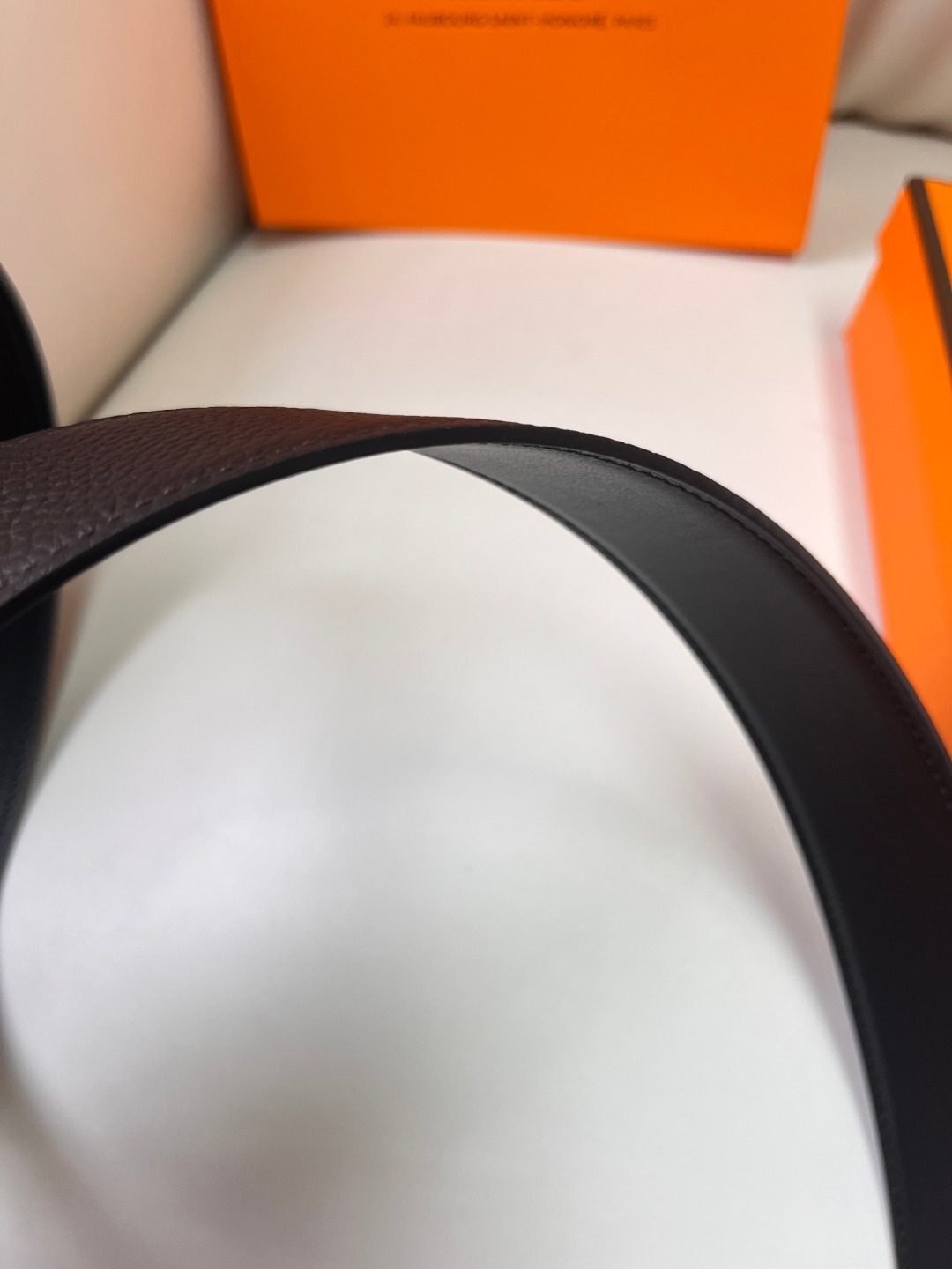 Hermès Leather Reversible Belt
