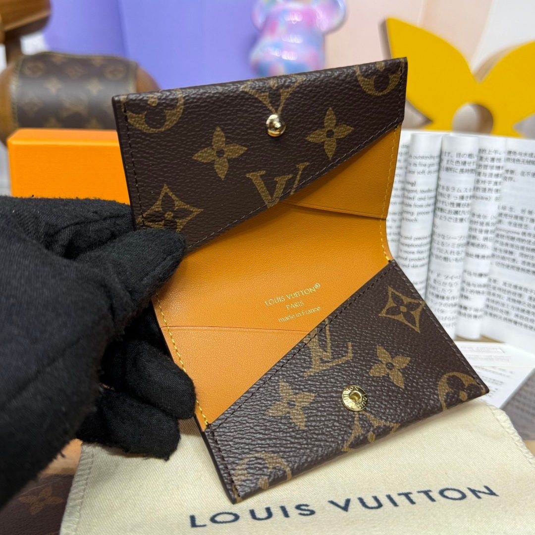 Louis Vuitton Monogram Canvas Leather Wallet