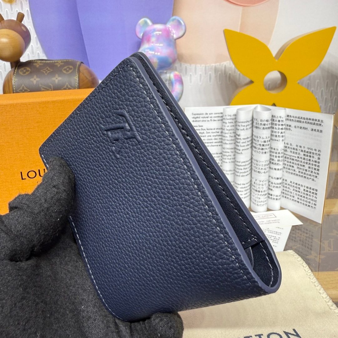 Louis Vuitton Leather Bifold Wallet