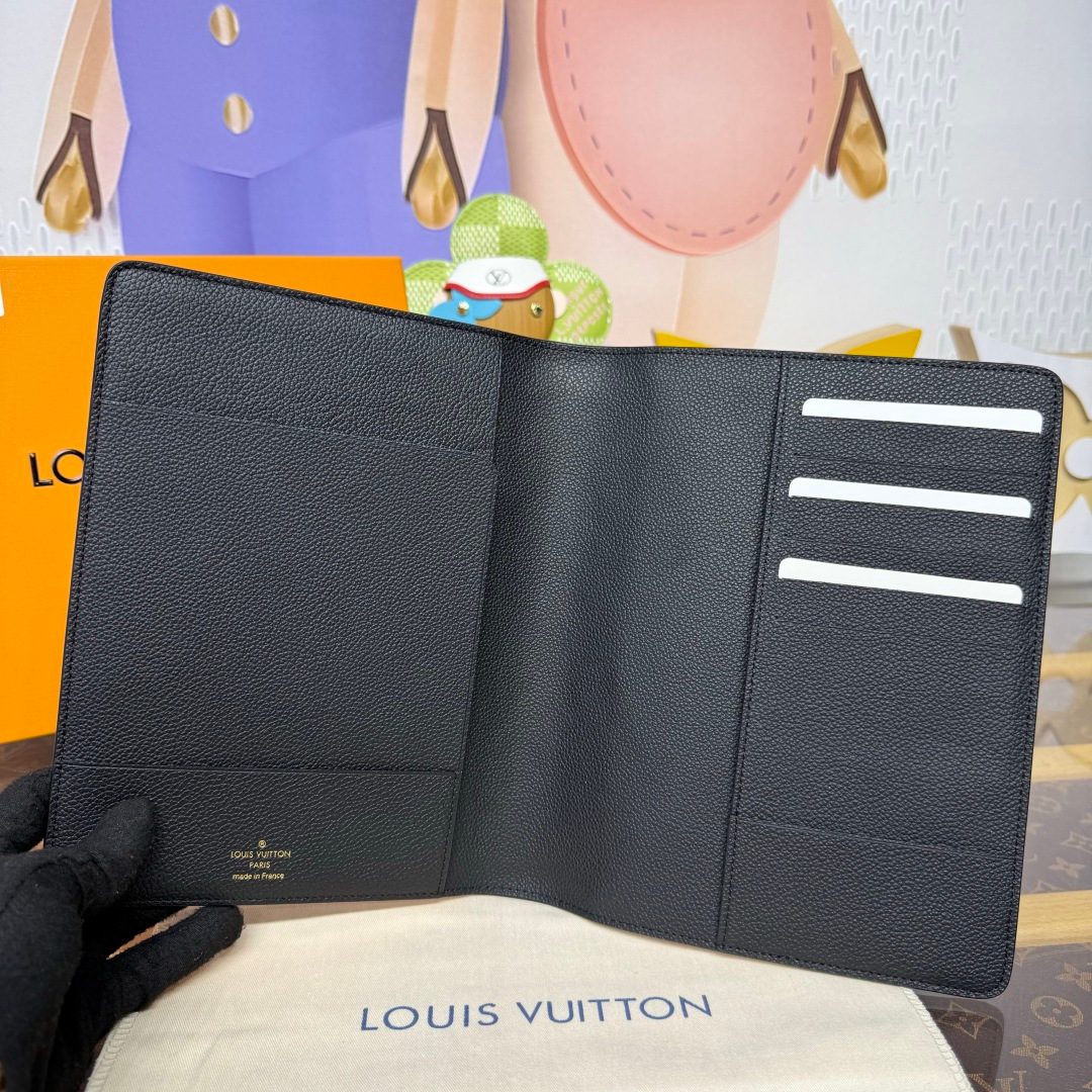 Louis Vuitton Monogram Leather Passport Wallet