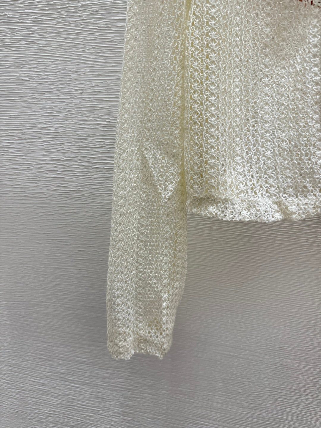 Men's Knit Lace Cardigan