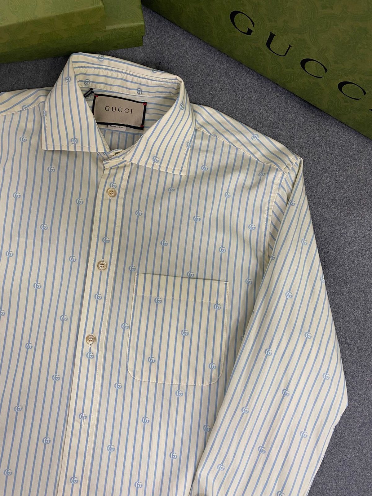 Gucci GG Striped Men's Dress Shirt