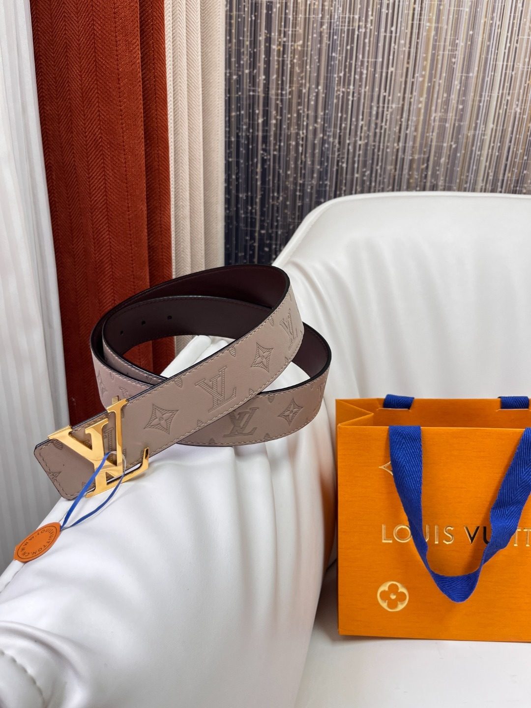 Louis Vuitton Monogram Reversible Leather Belt