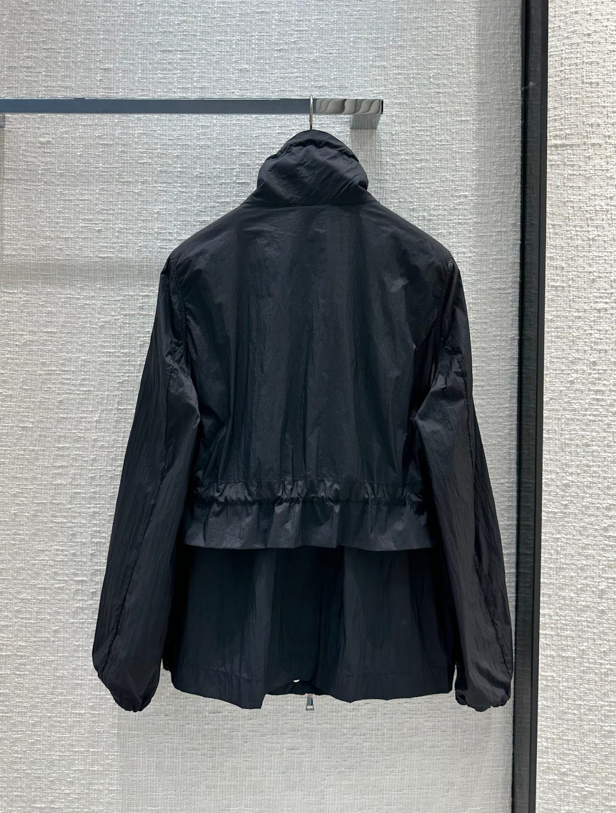 Moncler Black Nylon Hooded Jacket