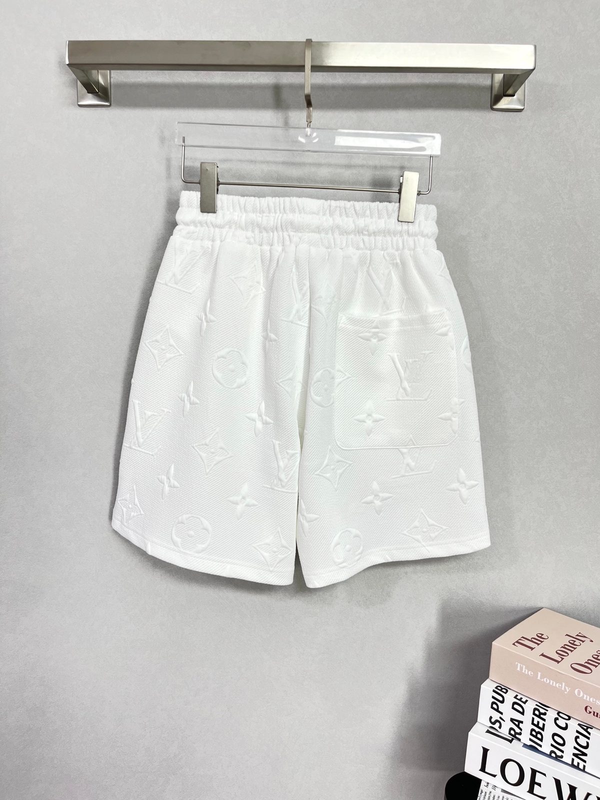 Louis Vuitton Monogram Cotton Shorts White