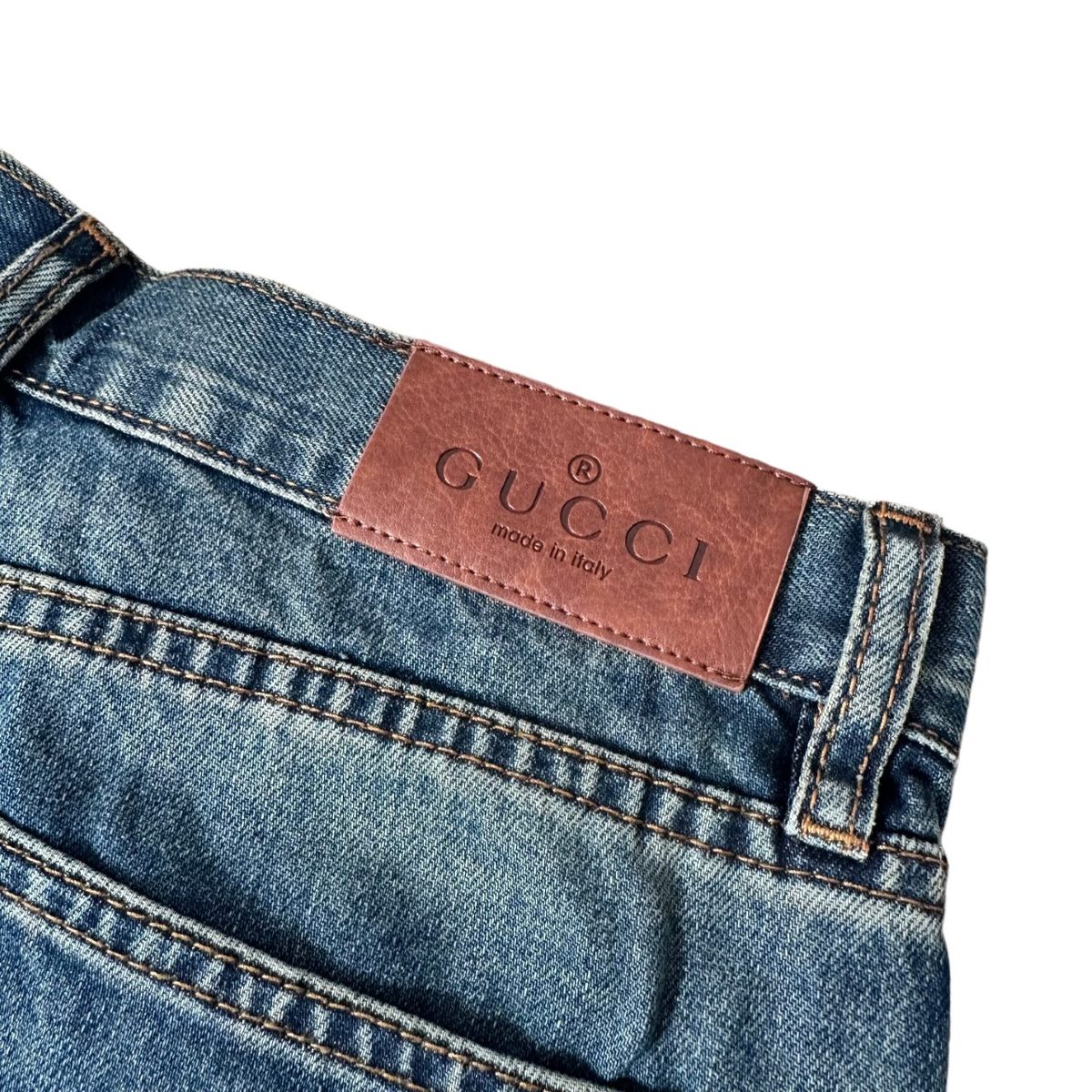 Gucci Medium Wash Denim Jeans