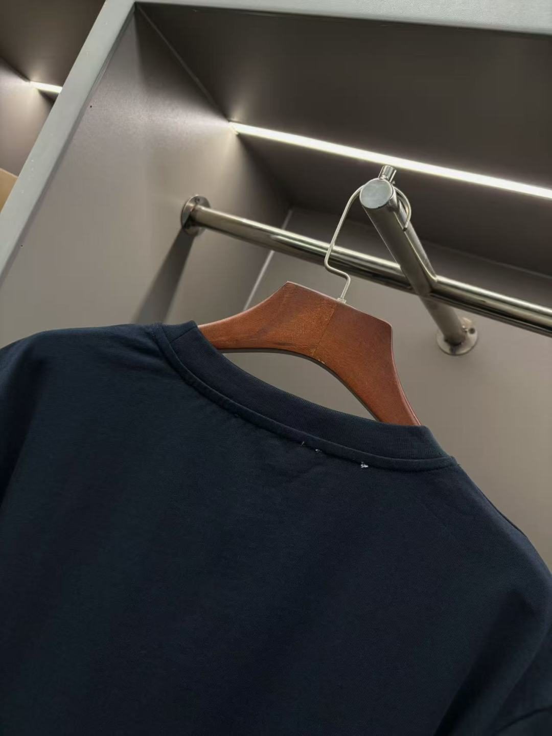 Burberry Striped Sleeve Crewneck T-Shirt