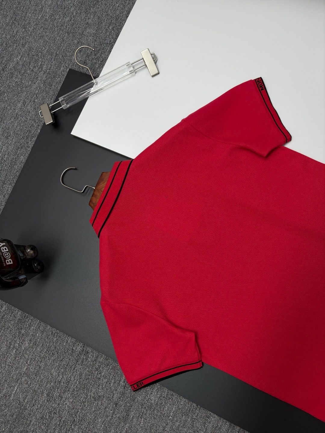 Burberry Red Short Sleeve Polo Shirt