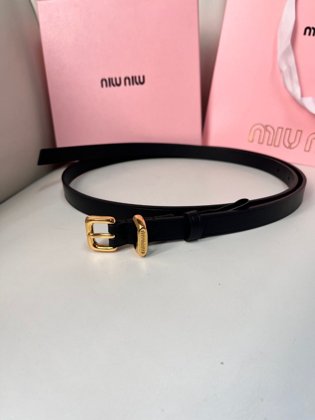 Miu Miu Leather Belt