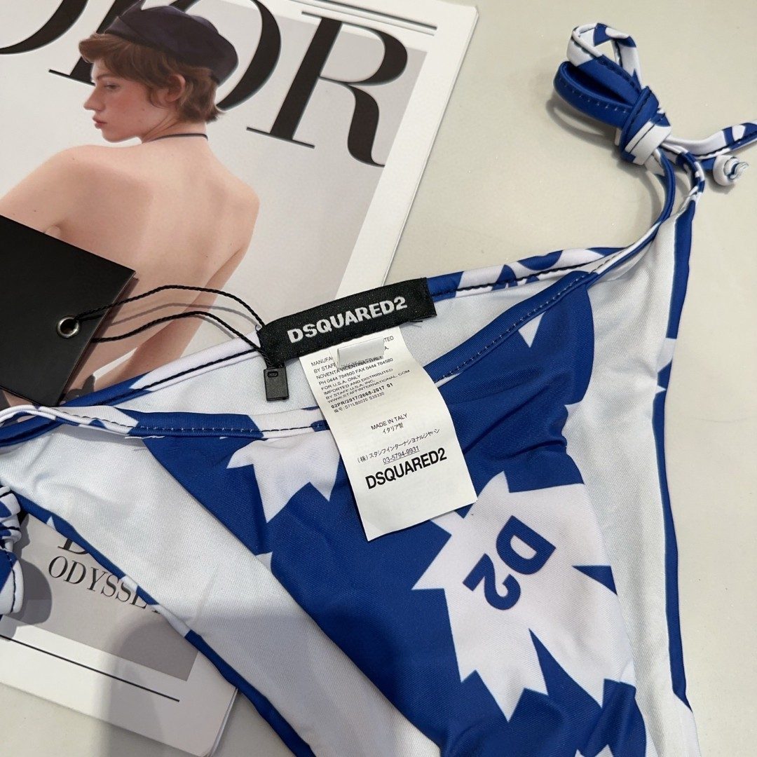 Dsquared2 Maple Leaf Print Swim Briefs