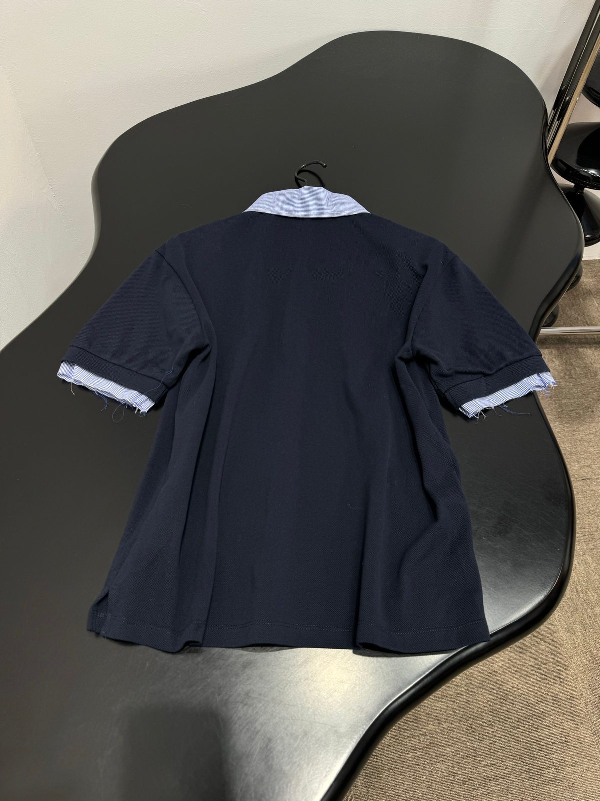 Miu Miu Men's Navy Polo Shirt