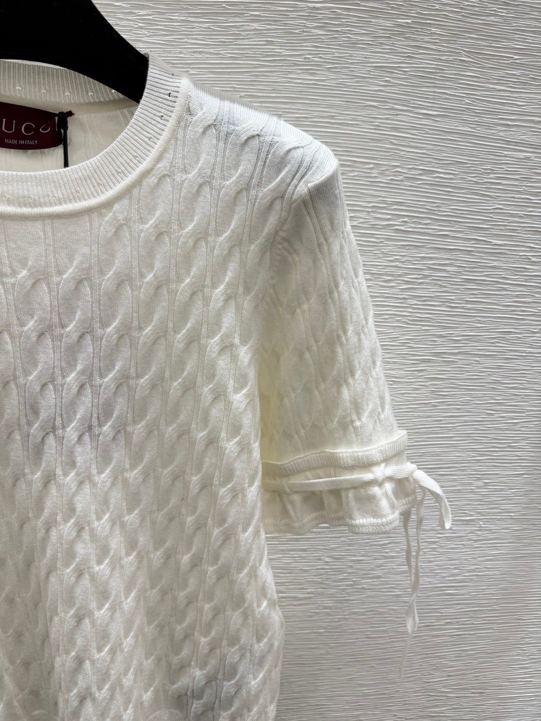 Gucci Cable Knit Crewneck Sweater