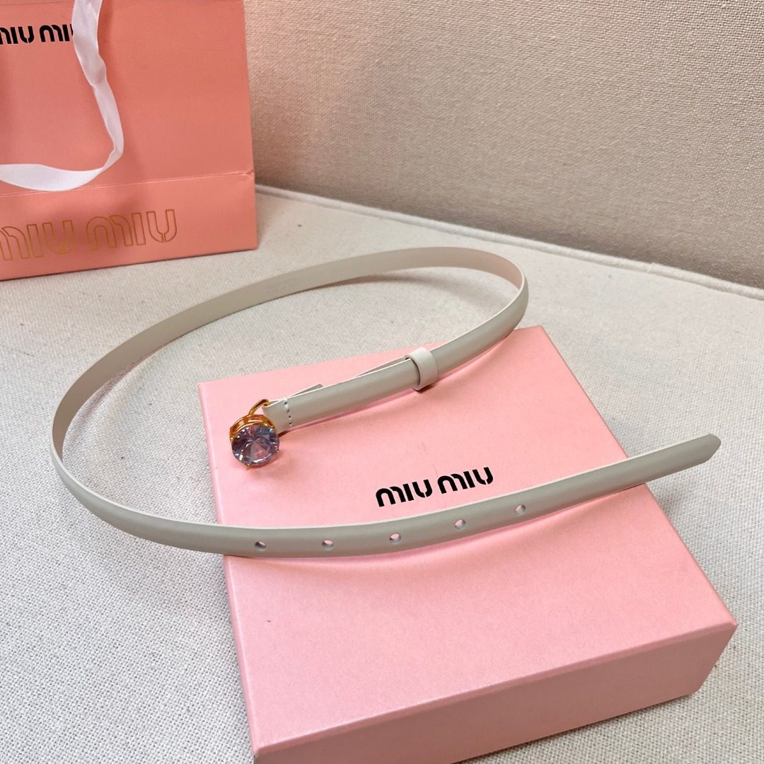 Miu Miu Leather Belt