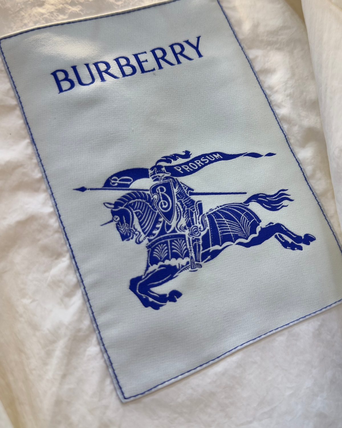 Burberry Equestrian Knight Windbreaker Jacket